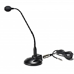 VEC GN-1 18 Inch Professional Uni-Direction Noise Canceling Gooseneck Microphone with 10 FT Cord and 3.5mm Mono Plug