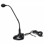 VEC GN-3 18 Inch Professional Uni-Direction Noise Canceling Gooseneck Microphone with 10 FT Cord and 3.5mm Stereo Plug