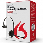 Nuance A509A-G00-13.0 Dragon NaturallySpeaking Legal Version 13 Speech Recognition Software with Microphone