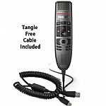 Philips SMP3700-CC SpeechMike Premium Touch Precision USB Microphone with USB Coiled Cord - Push Button Operation