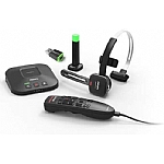 Philips PSM6500/00 SpeechOne Wireless Dictation Headset, Docking Station, Status Light, Remote Control and ACC4100 AirBridge Wireless Receiver