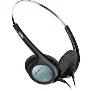 Philips LFH2236 Stereo Headphones For Digital Voice Recorders