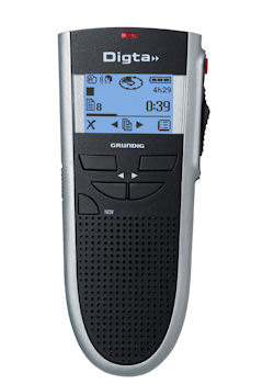 Grundig Digta Mobile x410 Digital Voice Recorder Portable Dictation Machine