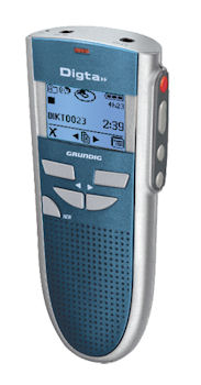 Grundig Digta Mobile 405 Digital Voice Recorder Portable Dictation Machine