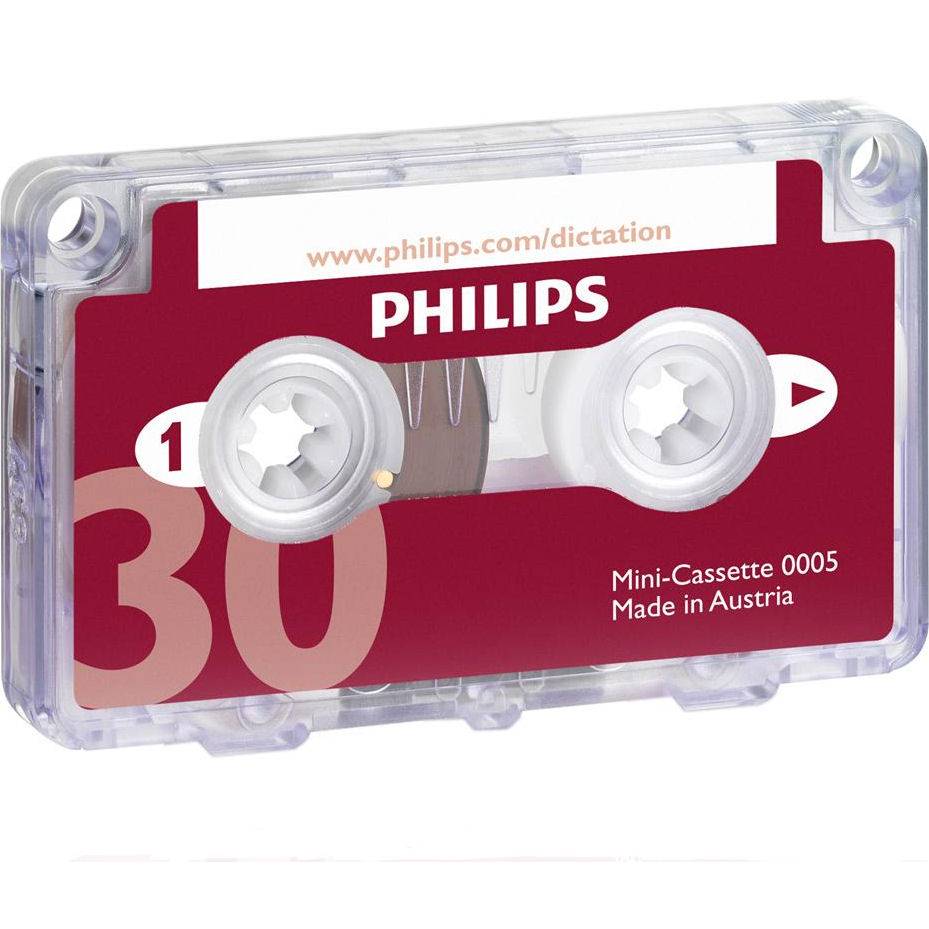Philips LFH0005-60 30-Minute Mini Cassette Tape (single)