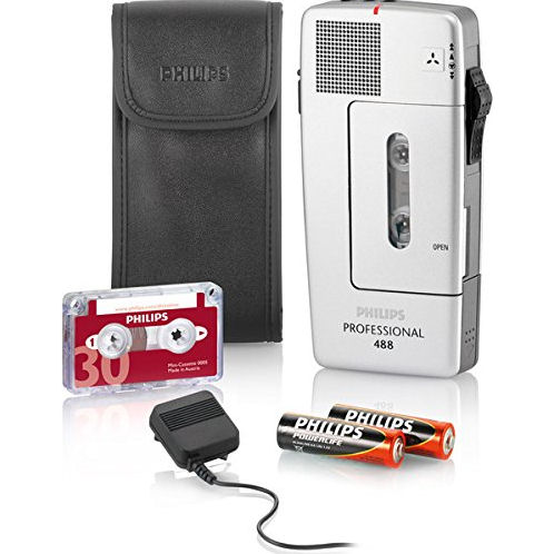 Philips LFH488 Pocket Memo 488 Portable Mini Cassette Recorder