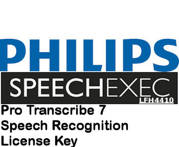 Philips LFH4410 SpeechExec Pro Dictate SR License Upgrade for Version 7.0