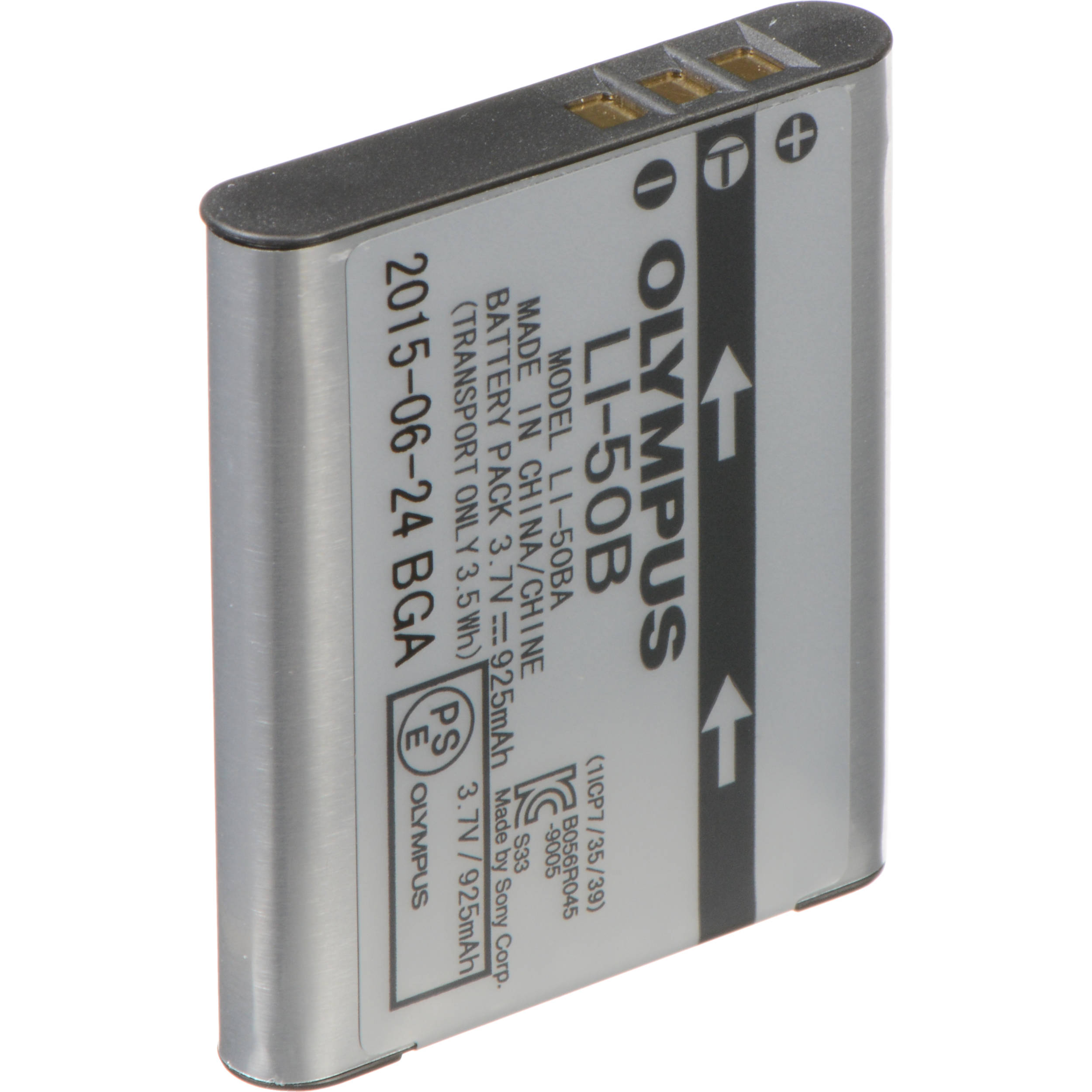 Olympus LI-50B Rechargeable Li-Ion Battery Pack (3.7V, 925 mAh)