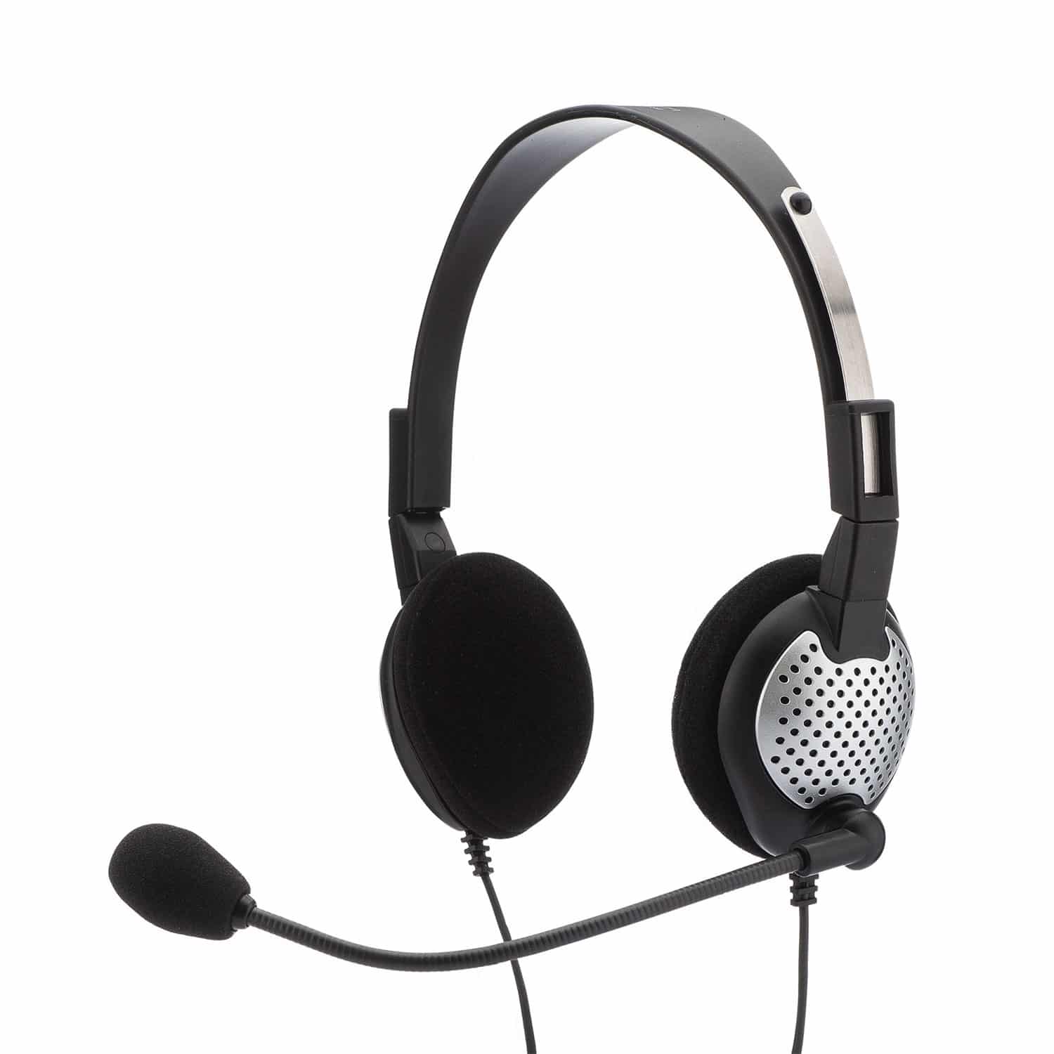 Andrea Communications C1-1022600-1 (NC-185VM USB) On-Ear Stereo Headset with noise-canceling microphone