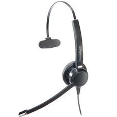 Addasound CRYSTAL2821 Wired Over-the-Head Noise Cancelling Monaural Headset
