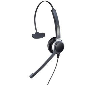 Addasound CRYSTAL2801 Wired Over-the-Head Noise Cancelling Monaural Headset with Volume Control