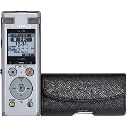 R Boodschapper mezelf Olympus DM-720-PX 4 GB Expandable Digital Voice Recorder with Tresmic 3  Microphone and Premium Carrying Case / Dictation / Audio Recorders -  DictationOne.com