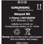 Grundig GCM9620 Rechargeable Battery Pack
