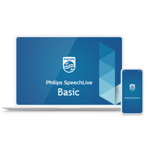 Philips PCL1051/00 SpeechLive Basic Web Dictation and Transcription Cloud Workflow Solution - Basic Package, 1 User 12 months Subscription