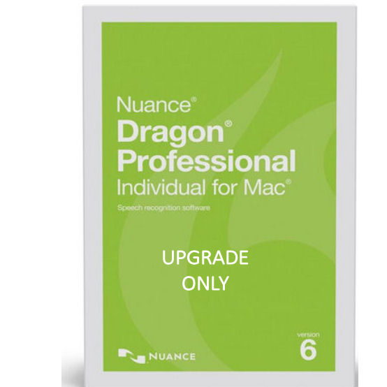 Nuance S681A-K1A-6.0 Dragon Professional Individual For Mac Version 6.0 Upgrade from Dragon for Mac Version 5.0  - Upgrade Only