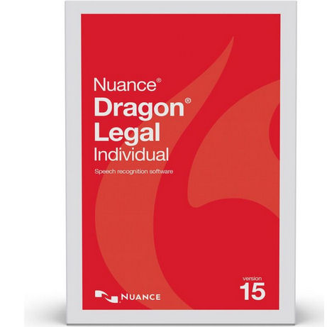 Nuance A509A-S00-15.0 Dragon Legal Individual State & Local Government Version 15 Speech Recognition Software - Electronic Download