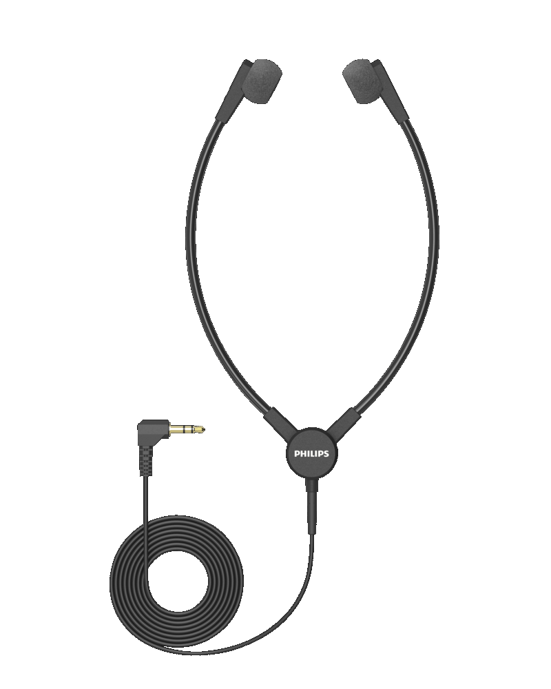 Philips ACC0233 Y-shaped style Transcription Headphones - 3.5mm