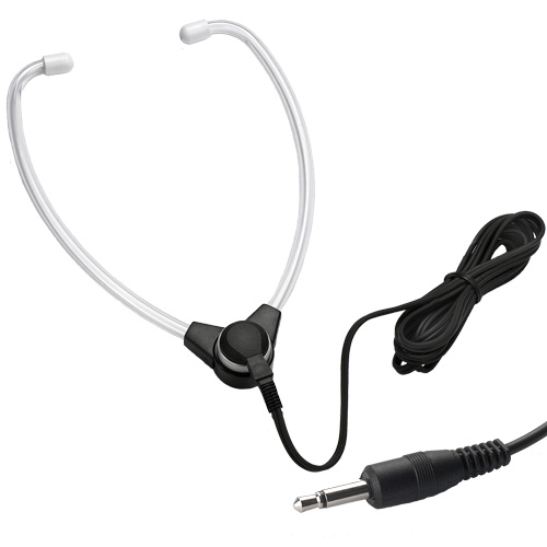 VEC SH-50-L Hinged-Stetho Headset with 10ft. Cord and 3.5mm Straight Plug