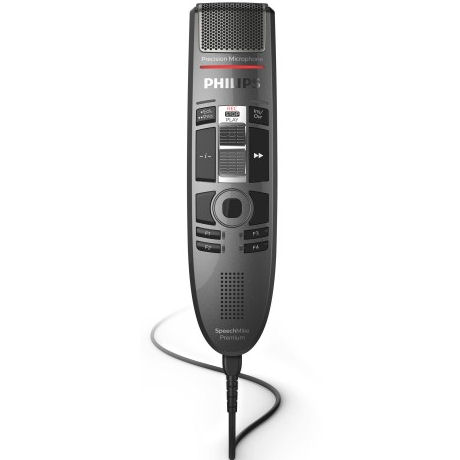 Philips SMP3710/00 SpeechMike Premium Touch Precision USB Microphone - Slide Switch Operation