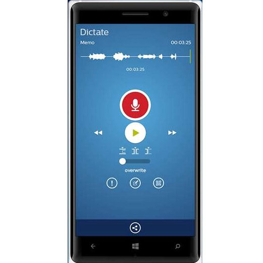 Philips LFH0758 SpeechExec Dictation Recorder App for Windows Dictation Hub License (1 Year License)
