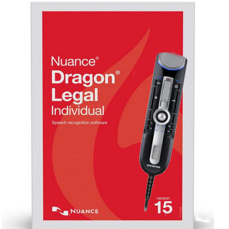 Nuance Dragon Legal Individual Version 15 Speech Recognition Software wih RecMic II USB Professional PC-Dictation Microphone - Slide Switch Operation (RM-4110S)