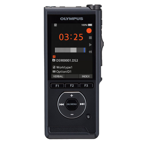 Olympus DS-9000 Professional Dictation Recorder, Slide Switch function with ODMS R7 Dictation Management Software