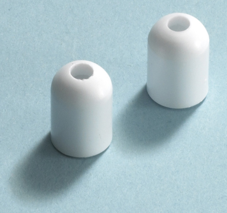 VEC EAR TIPS(SH50EC) White plastic/rubber tips for stethoscope headsets White