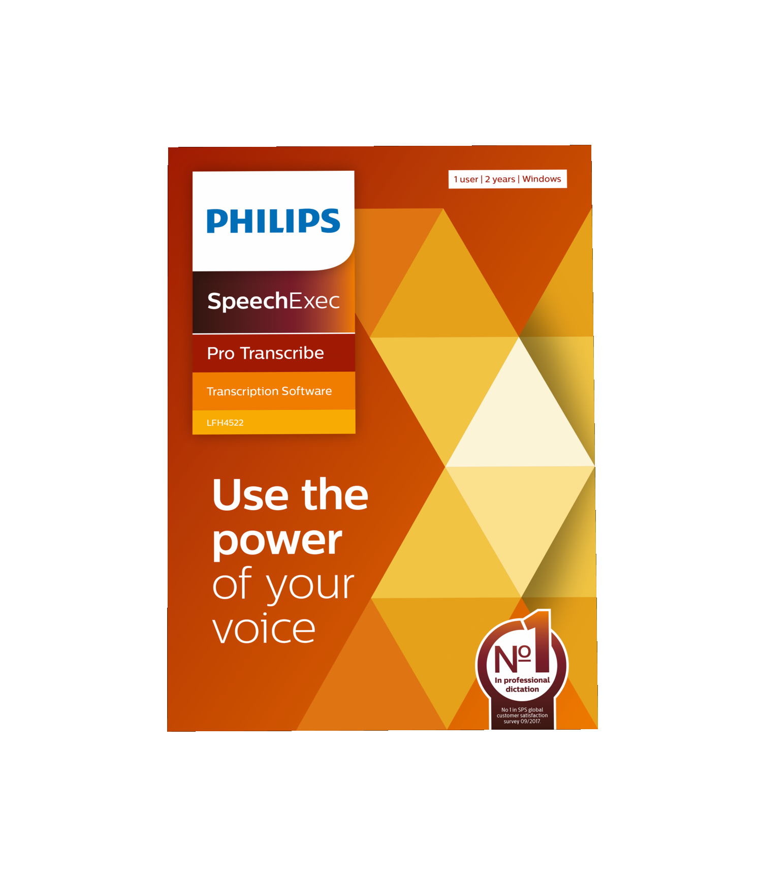 Philips LFH4522/00 SpeechExec Pro Transcribe Workflow 2 Year Subscription software version 11.5