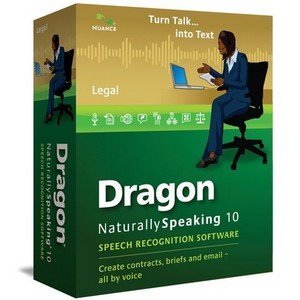 Nuance A509A-X00-10.0  Dragon NaturallySpeaking Legal Version 10 Speech Recognition Software with Microphone