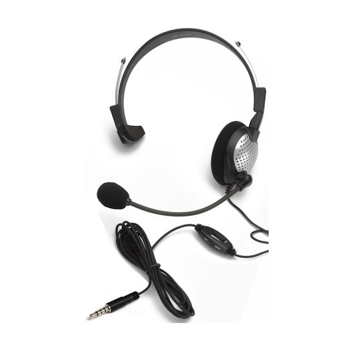 Andrea Communications C1-1022100-25 (NC-181M) On-Ear Monaural Mobile Headset with noise-canceling microphone