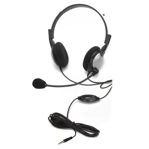 Strålende Behov for Modstander Andrea Communications C1-1022400-25 (NC-185M) On-Ear Stereo Mobile Headset  with noise-canceling microphone / Dictation / Dictation Microphones -  DictationOne.com